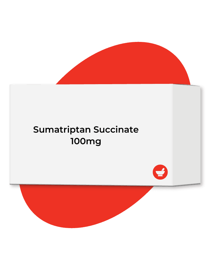 Sumatriptan Succinate 100 mg Tablets (9 Tablet Pack)